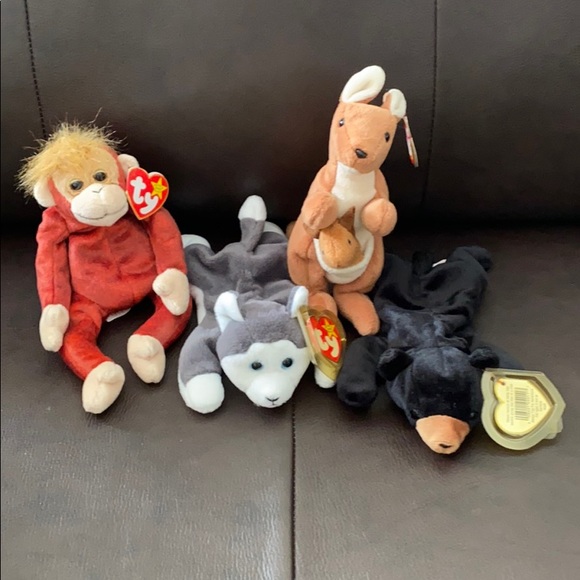 pouch beanie baby value